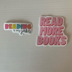 Free with any purchase! Colorful Reading Stickers